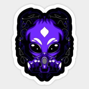 alien dark Sticker